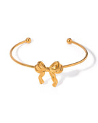 Bow Open Bracelet.