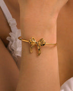Bow Open Bracelet.