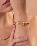 Nail Bangle Bracelet