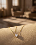 Heart Crystal Gold Chain