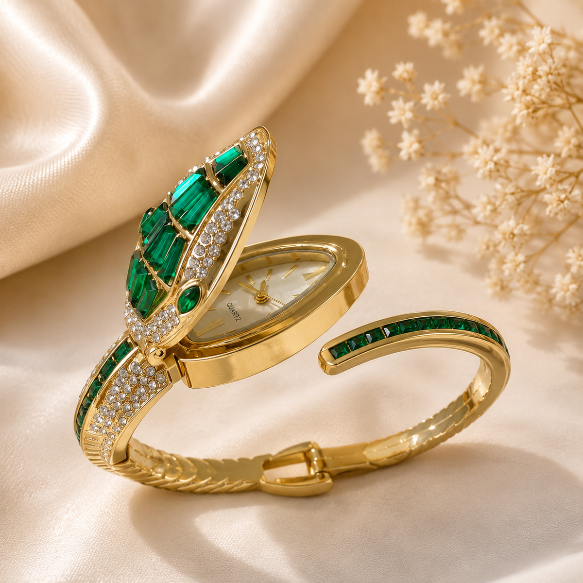 Emerald Luxe Watch