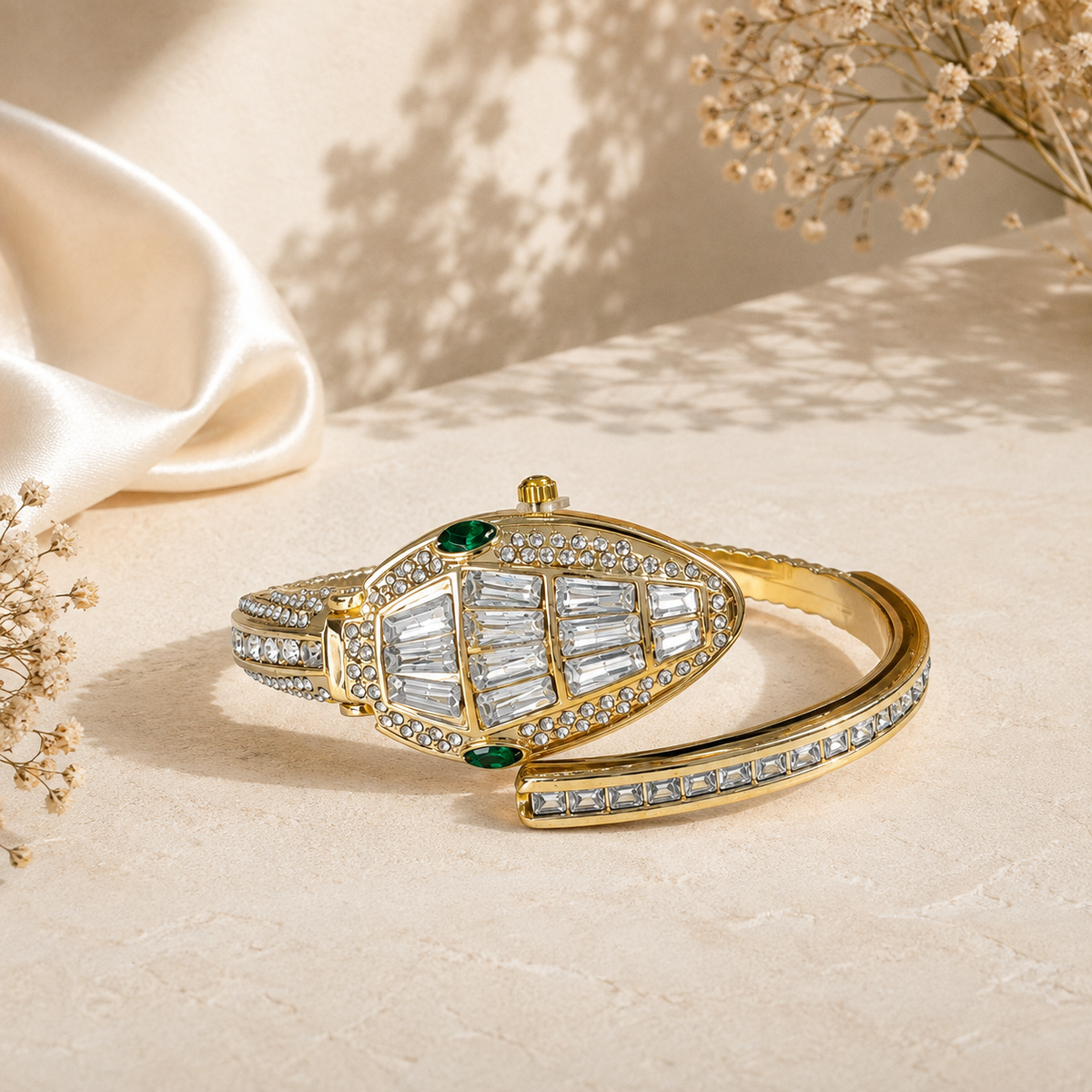 Emerald Crystal Luxe Watch