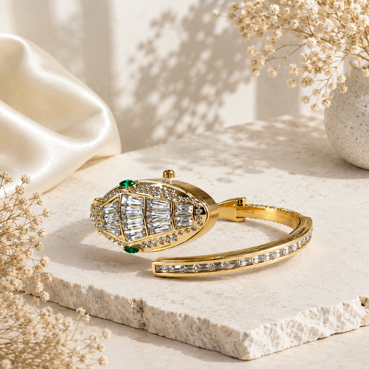 Emerald Crystal Luxe Watch