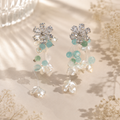 Celestial Bloom Pearl Earrings