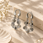 Silver Arch Sequined Drops