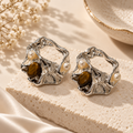 Pearlstone Earrings