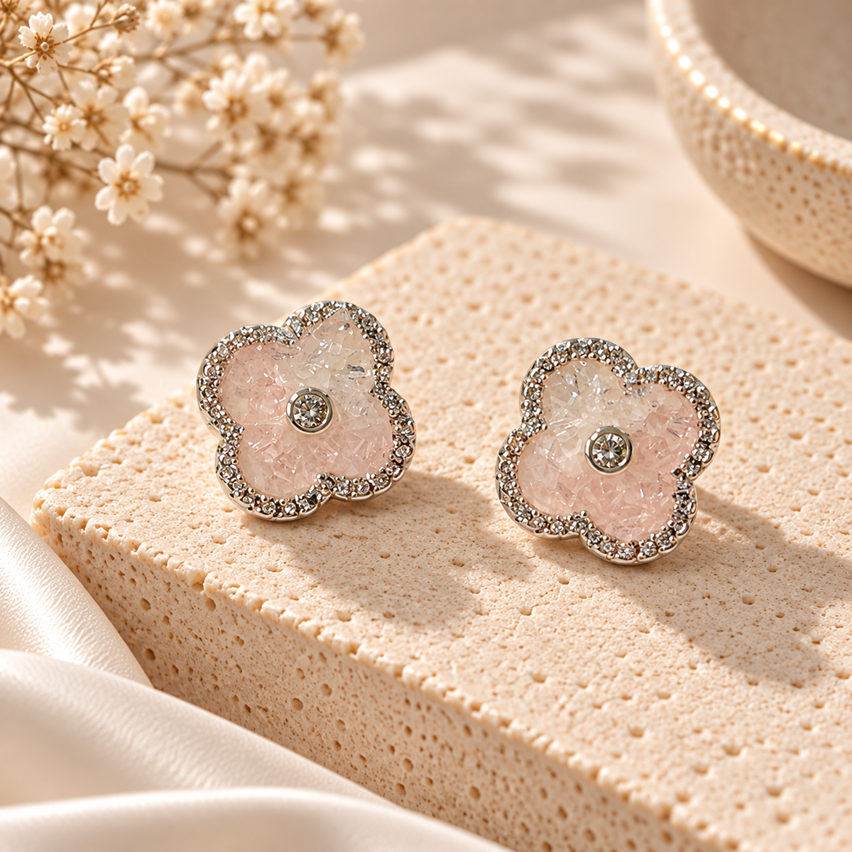 Frost Clover Studs