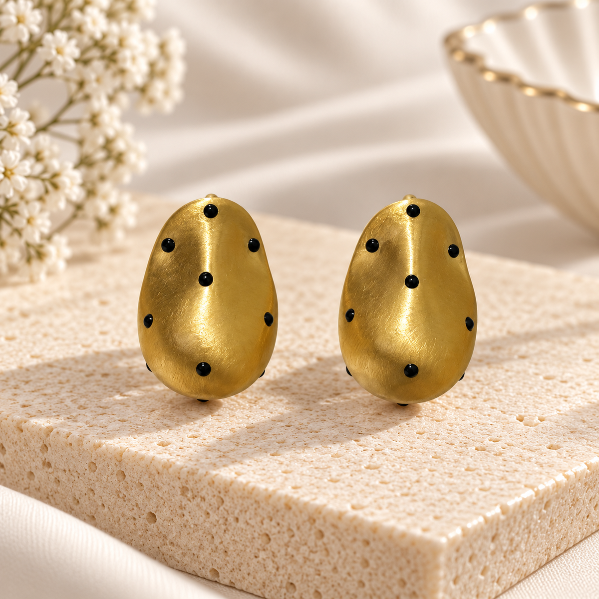 Gilded Dotted Domes